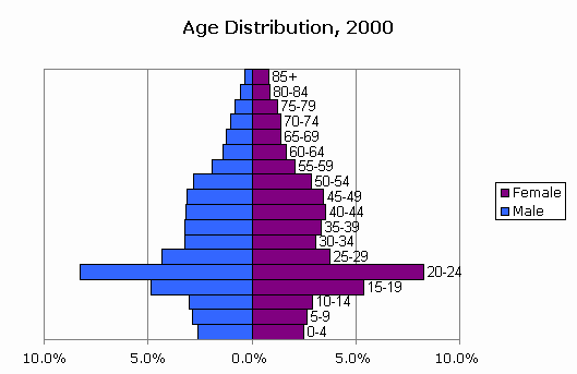 Us Age Distribution Chart